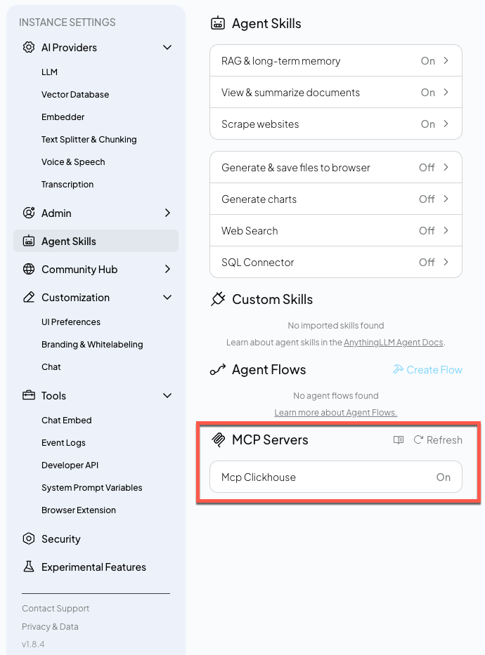 Серверы MCP готовы