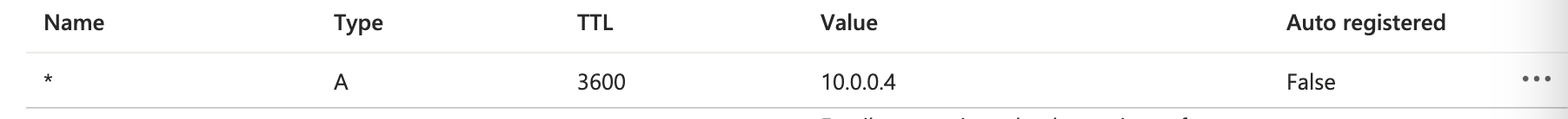 Настройка подстановочной записи DNS для Private Link